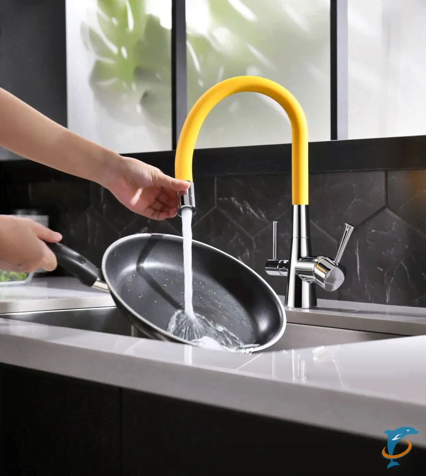 Смеситель Lemark Comfort LM3075C-Yellow для кухни с подключением к фильтру с питьевой водой-1