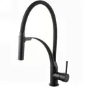 Смеситель для кухни Lemark Soul LM6007BL Черный матовый