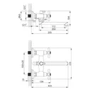 Смеситель для ванны Lemark Standard LM2113C