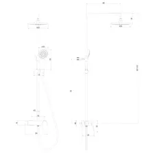 Душевая система Lemark Bronx LM3760BL