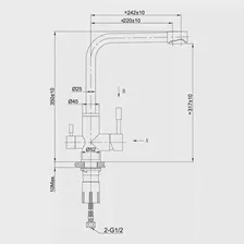 Смеситель Lemark Expert LM5061BLN для кухни, под фильтр, цвет черный