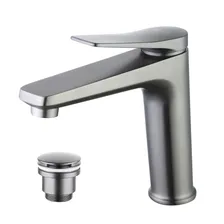 Lemark Bronx LM3737GM Смеситель для раковины (Графит матовый)
