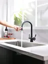 Смеситель Lemark Comfort LM3075BL Для кухни Черный матовый