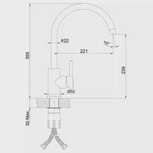 Смеситель Lemark Expert LM5078S для кухни, нержавеющая сталь