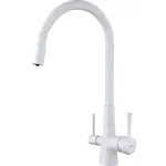 Смеситель для кухни Lemark Comfort под фильтр, белый (LM3075W)