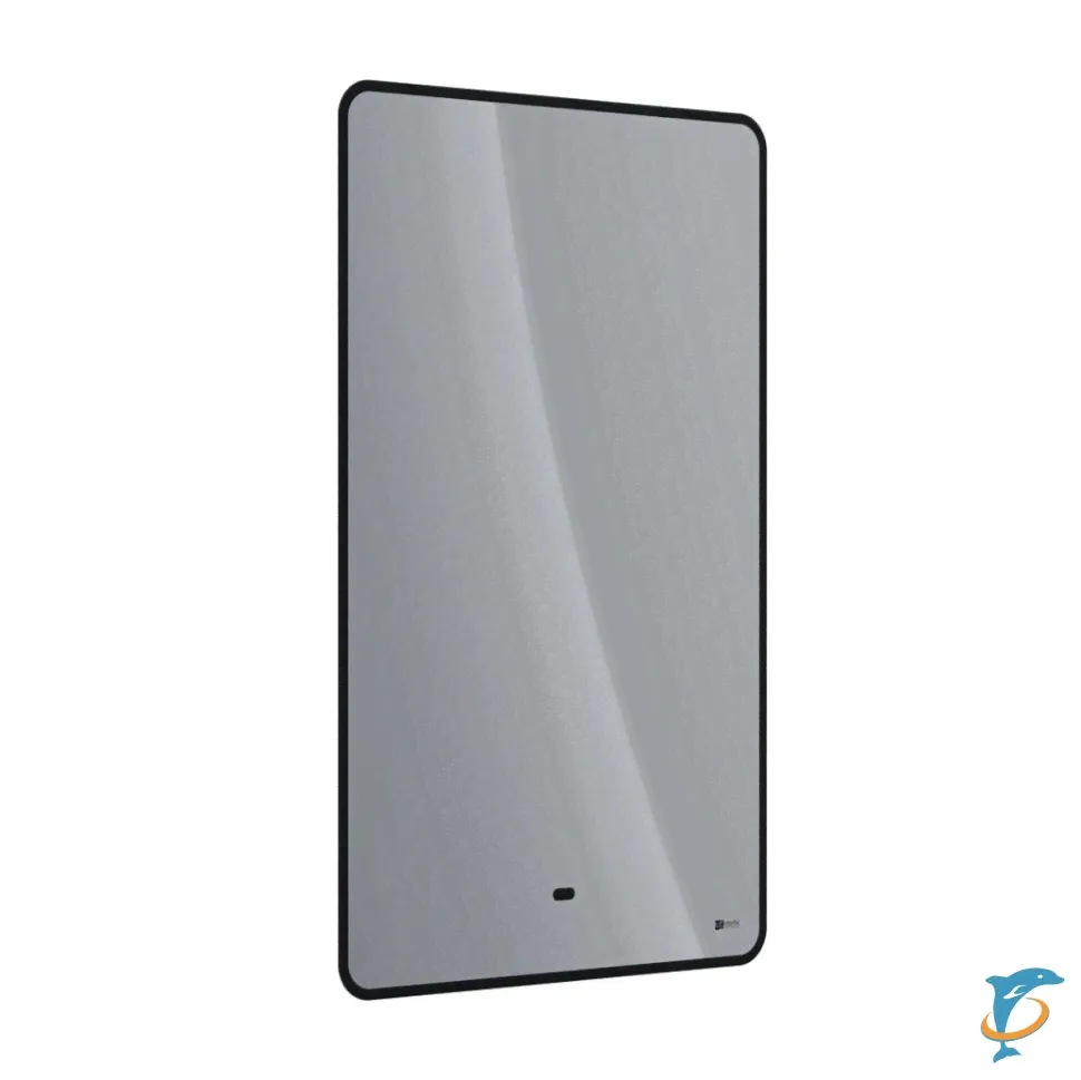 Зеркало Lemark MIOBLACK 50х80см с интерьерной подсветкой, с подогревом-2