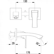 Смеситель LEMARK UNIT для раковины LM4526C