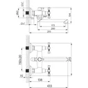 Смеситель для ванны и душа LEMARK BENEFIT LM2513C