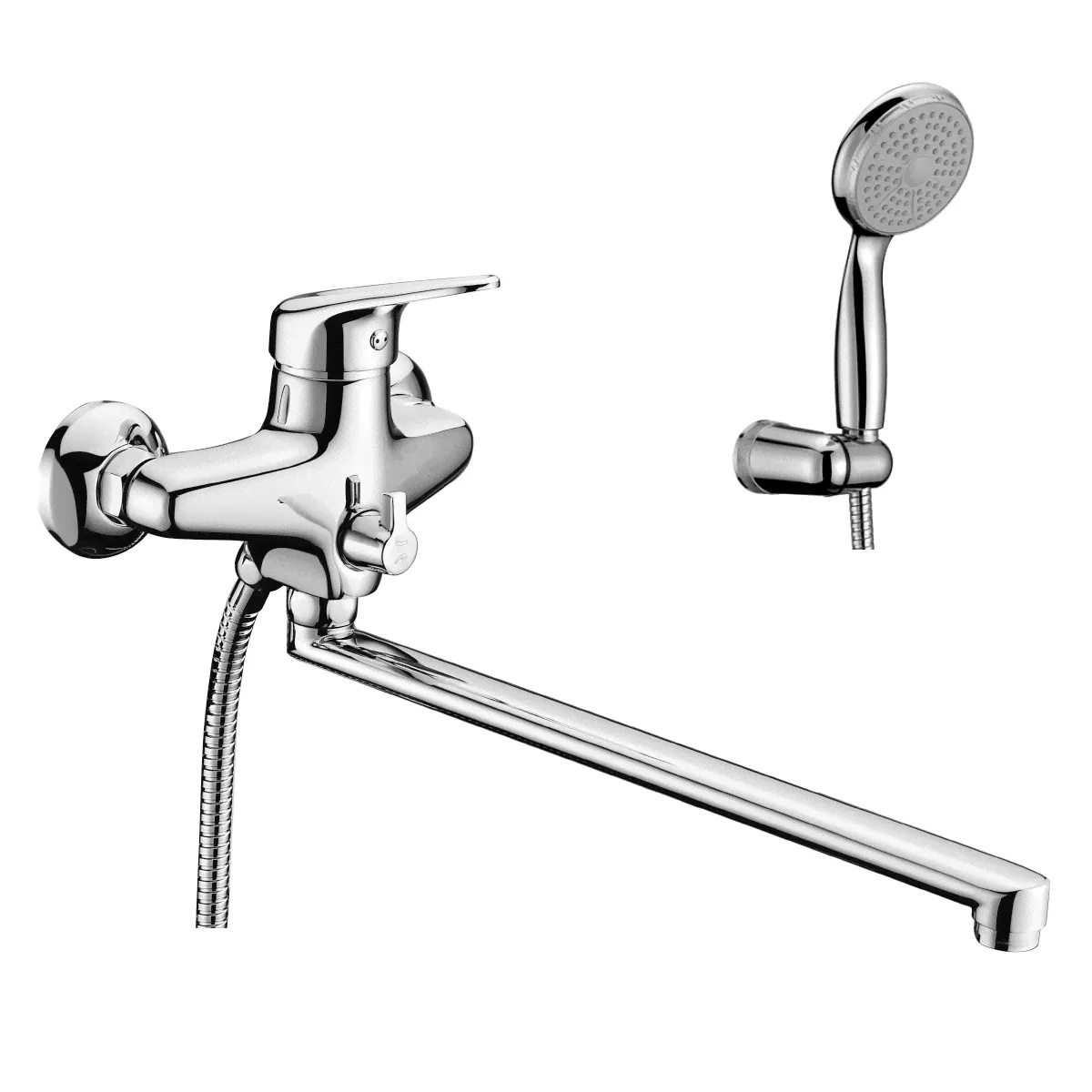 Lemark Luna LM4151C - Смеситель для ванны с поворотным изливом (Хром)-0