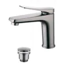 Смеситель для раковины графит Lemark Bronx LM3706GM