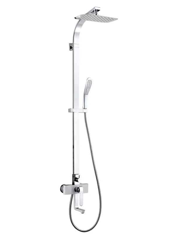 Душевая стойка LEMARK Melange с поворотным изливом LM4962CW